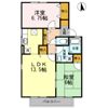 ビューラーやすらぎ D棟の間取り画像