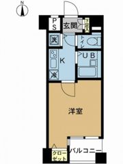スカイコート大島の間取り画像