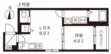 バズ北巽の間取り画像