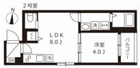 バズ北巽の間取り画像