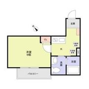 ウエストガーデン南花畑の間取り画像
