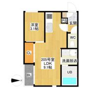Grandtic Dの間取り画像