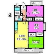 ルミエール東大利の間取り画像