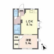 ディアス上堂 Bの間取り画像