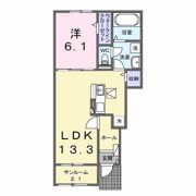 ラピエールの間取り画像