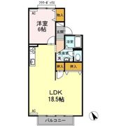 セジュール芝 D棟の間取り画像