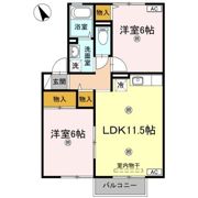 サンハイム Sの間取り画像