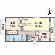 ベレオニシムラⅡの間取り画像