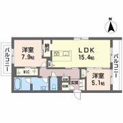 ベレオニシムラⅡの間取り画像