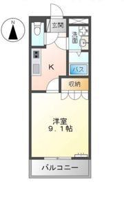 ルミナスハイム遠藤の間取り画像