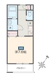 MELDIA春日部の間取り画像