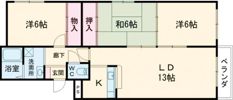 Jステージ高丘の間取り画像