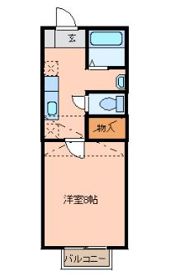 伊藤賃貸住宅 WESTの間取り画像