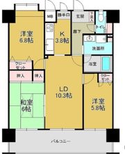 Jcity今西通りの間取り画像