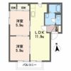 グランドハイツ中津川の間取り画像