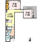 グラナーデ堤通の間取り画像