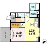 D'Bless西谷の間取り画像