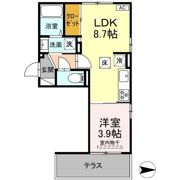D-ROOM中楯A A棟の間取り画像