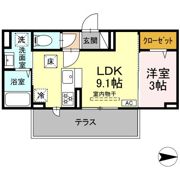 D-ROOM中楯B B棟の間取り画像
