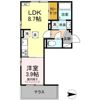 D-ROOM中楯B B棟の間取り画像