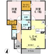 ロイヤル クレスト A棟の間取り画像