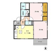 オークスドュール・ウルゲ B棟の間取り画像