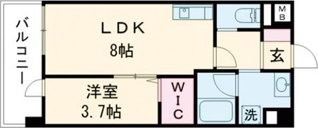 ラ・シック菊池Ⅱの間取り画像
