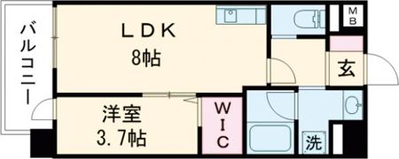 ラ・シック菊池Ⅱの間取り画像