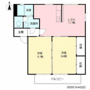 フレグランスM＆Yの間取り画像