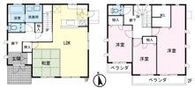 神山平戸建の間取り画像