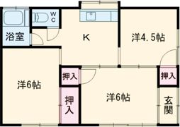 緑町貸家の間取り画像