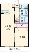 SANS片西の間取り画像