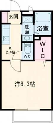 ウッズ，ヒルの間取り画像