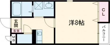 CSK汐見Ⅱの間取り画像