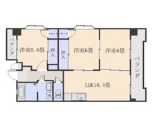 シャルマン寺ノ下の間取り画像