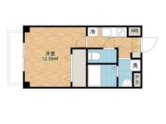 エヴァーグリーンWESTの間取り画像