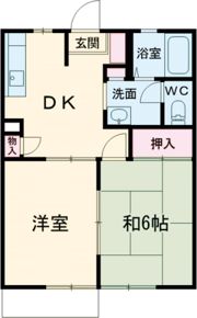 ディアス雅Bの間取り画像