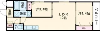 AVANTIO中百舌鳥(アバンティオ ナカモズ)の間取り画像