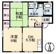フレグランス沖広 B棟の間取り画像