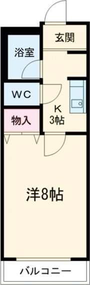 コーポソレイユの間取り画像
