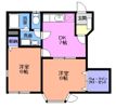 ビラアモールBの間取り画像