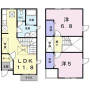 グリーンヒルズ富塚Aの間取り画像
