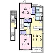 シイナハイツⅡの間取り画像