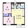 ディアコートBの間取り画像