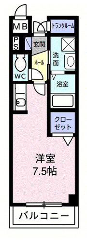 グロリアスの間取り画像