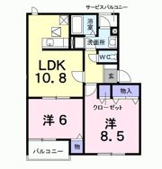 ラヴィ－ヌの間取り画像