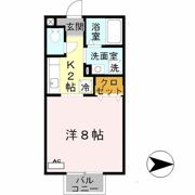 パセオ姫路A棟の間取り画像