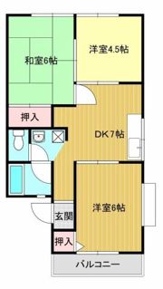 ハイツシラギクの間取り画像