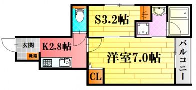 トラストコートⅡ番館の間取り画像