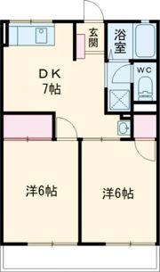 ハイツ木村の間取り画像